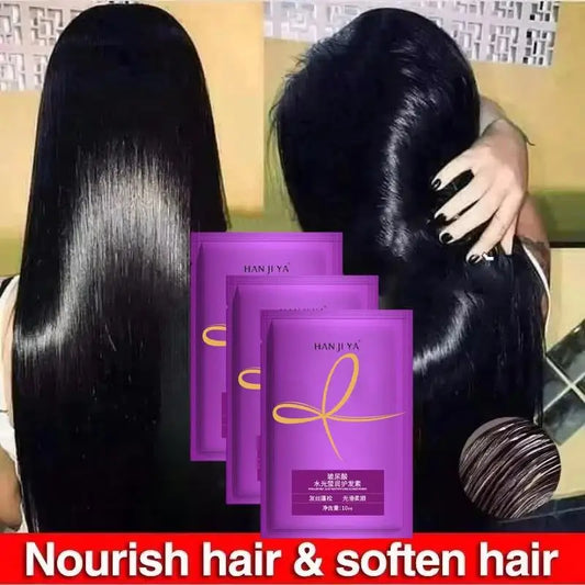 Keratin Hair Mask Magical 5 Second Frizzy Soft Smooth Repair Damage Hyaluronic Acid Conditioner Shiny Deep Moisturize Hair Care