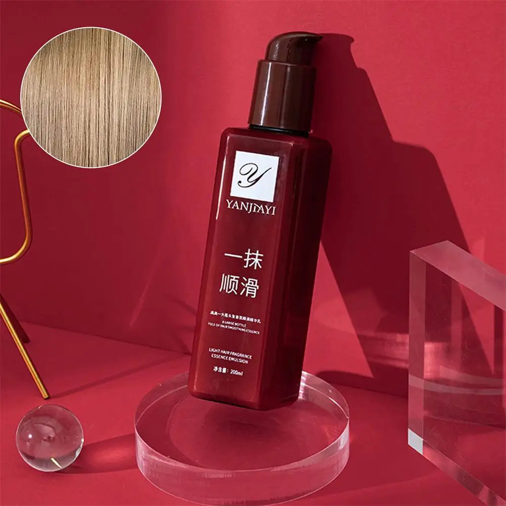 200ml Smoothing Hair Conditioner Hair Leave-in Conditioner Wash-free Film Frizz Hair Conditioner Care Anti Frizz-improving Y8R4