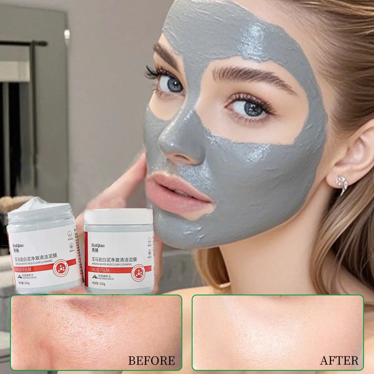 Cleansing Mask Increases Elasticity And Tightens The Skin, Hydrates And Moisturizes The Skin