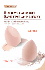 Makeup Base Set With 15ml Primer 30ml Matte Foundation 5g Loose Powder Puff For Smooth Flawless Skin Longwear