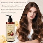 Nourishing Shampoo Gentle Cleansing Soothing Scalp Strengthen Hair Roots Moisturizing Remove Dandruff Smooth Refreshing Shampoo