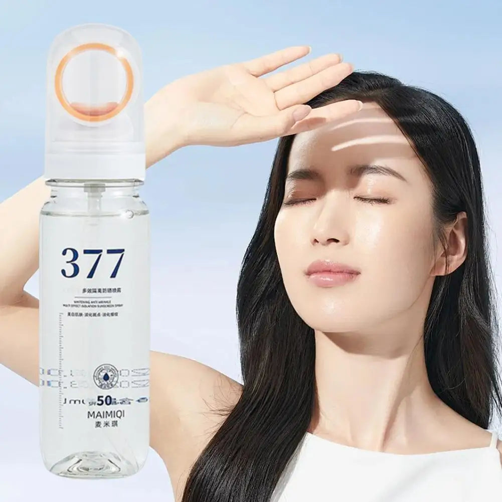 377 Sunscreen Spray Anti-aging Anti Wrinkle Moisturizing Whitening Sunscreen Spray Facial Body Neck Skin Care Cream