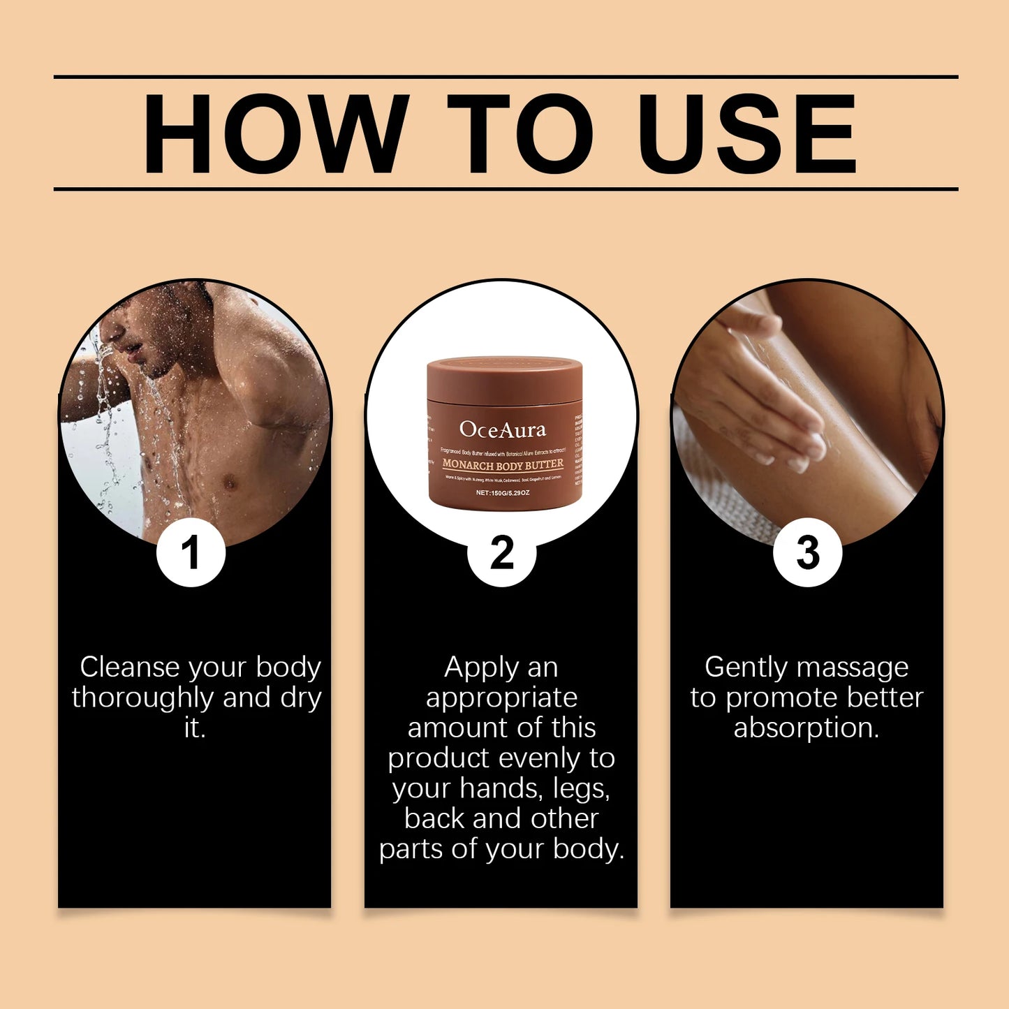 Men's Moisturizing Cream - Daily Body Skin Moisturization, Nourishing for Soft and Smooth Skin, External Care