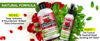 Rose Peppermint Shampoo with Hair Care Spray Moisturizing & Nourishing Conditioner Product Shampoo and Conditioner Set for Women