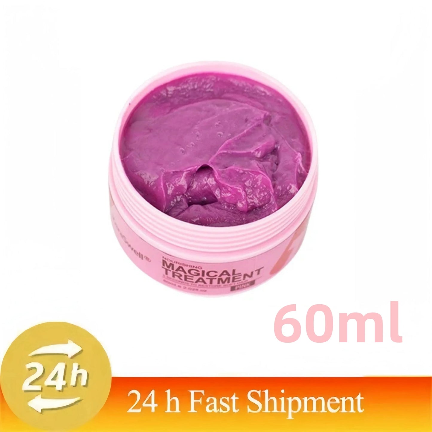 Magical Hair Mask 5 Seconds Repair Damaged Carry Hair Frizzy Soft Smooth Shiny Deep Moisturize Treat Care Essential Oil 60ml