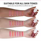 Fruity Water Lip Tin Lip Gloss Moisturizing Lip Glaze Long Lasting Lip Ink Face Lip Dual Purpose Liquid Lipstick Cosmetic Makeup