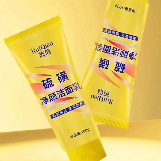 Gentle And Non - Irritating Sulfur Cleanser That Refreshes, Controls Oil, Moisturizes And Nourishes the Skin