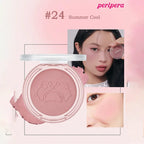 Single Color Blush Palette, Matte Fine Powder Cheek Blush, Non-Cakey, Long-Lasting, Nude Makeup, K-Beauty Cosmetic
