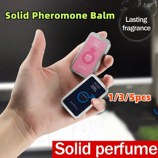 Solid Balm Pheromone Solid Perfume For Men Women Lady Female Parfum LongLasting Fresh Flower Fragrance Deodorant Antiperspirants