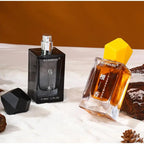 Sandalwood Ebony Perfume Spray,Woody Scent Men's Eau De Cologne,Cedar/Vetiver/Musk/Agarwood Light Fragrance Mist,Long Lasting