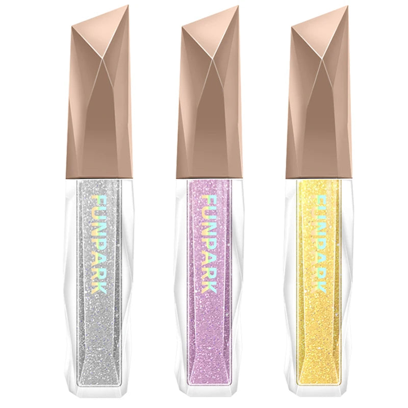 1PC Sparkling Eyelash Mascara Shimmer Long Lasting for Eyeshadow and Highlighter Liquid Eyeshadow Pearlescent Korean Makeup