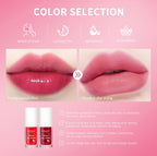 Fruity Water Lip Tin Lip Gloss Moisturizing Lip Glaze Long Lasting Lip Ink Face Lip Dual Purpose Liquid Lipstick Cosmetic Makeup
