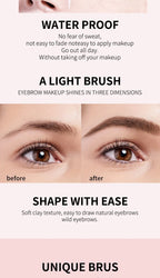 Eyebrow Styling Gel 3D Feathery Wild Brow Wax Waterproof Long Lasting Easy To Wear Shaping Eyebrows Makeup Sculpt Soap Cosmetics