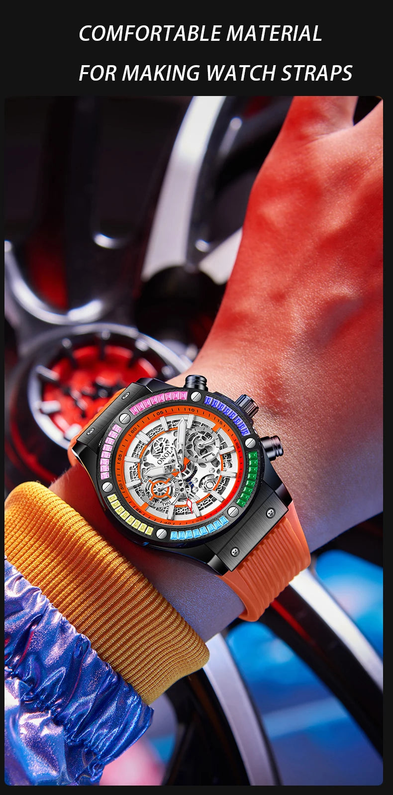 2025 Classic Luxury Watch for Menes  Multifunction Sports Waterproof Luminous Casual Clock ONOLA Men Mechanic Watches