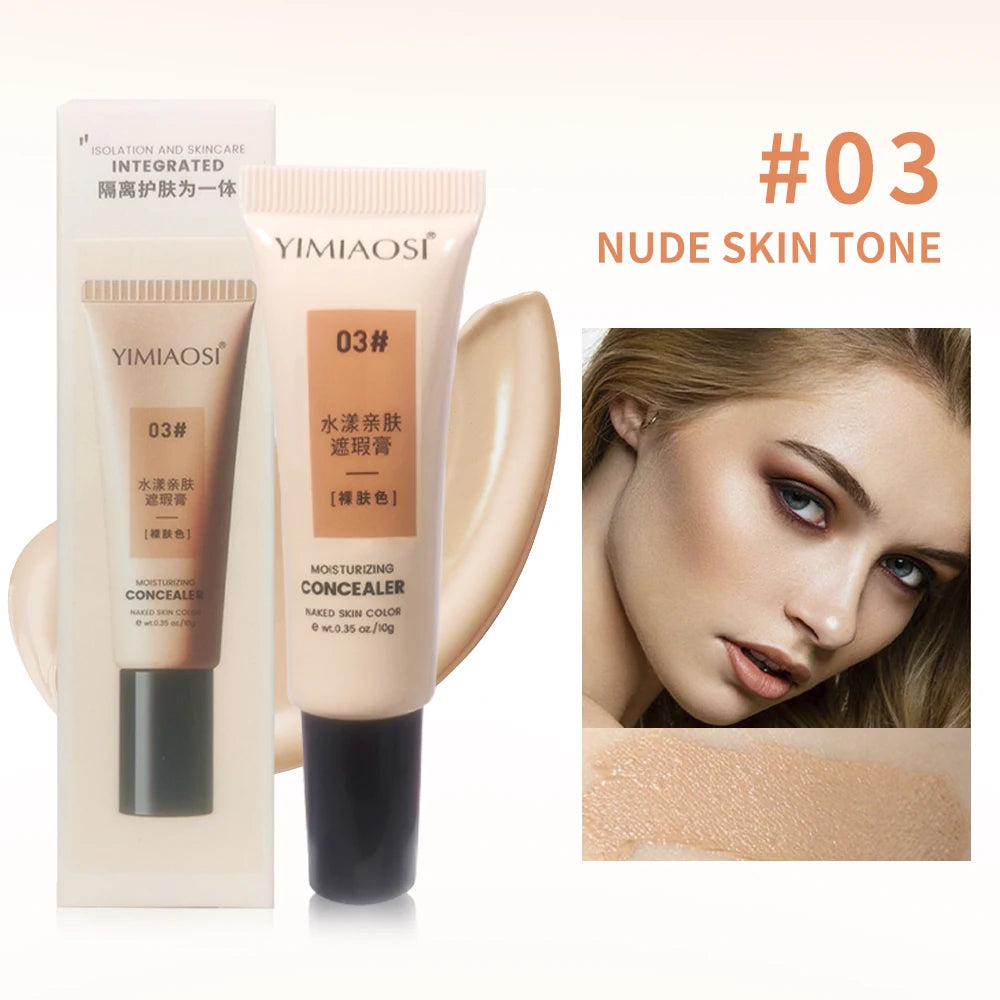 Concealer, multi-purpose cream, oil-free, long-lasting moisturizing, covering contours, highlighting and finishing makeup