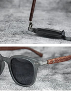 Luxury Wood Grain Leg Rice Nail Sunglasses for Women Car-driving Eyeglasses for Men Sun Shading Eyewear UV Protection Sunglasses