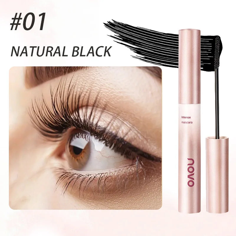 Long-Lasting Black Mascara, Thick, Curling, Waterproof, Quick-Drying, No Smudging,  Natural, Best For Christmas
