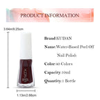 1PC 10ml Glass Bottle Colorful Nail Polish For Nails Nail Art Varnish Fashion DIY Design Manicure No Need Lamp Autumn Winter