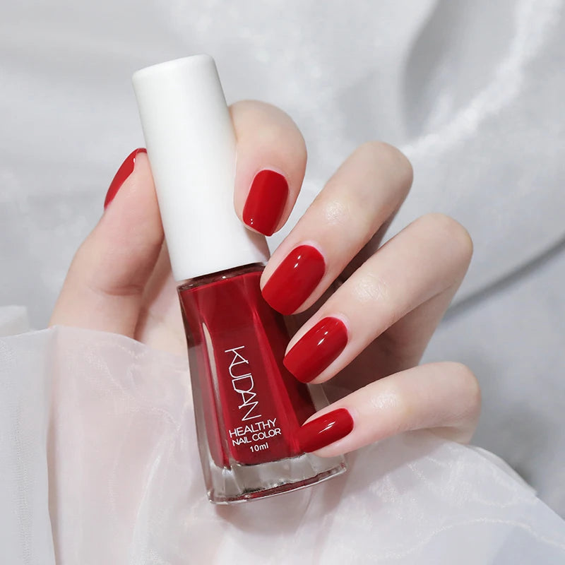 1PC 10ml Glass Bottle Colorful Nail Polish For Nails Nail Art Varnish Fashion DIY Design Manicure No Need Lamp Autumn Winter