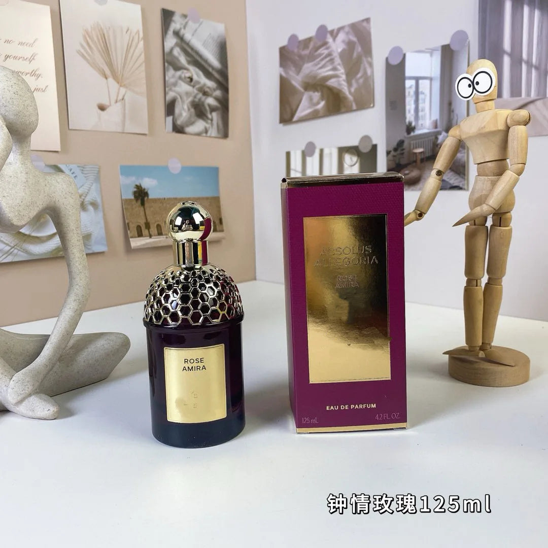 125ml Brand Original Cologne Eau De Parfum Lasting Rose Floral Scent Spray Women Perfumes Sandalwood Leather Men's Fragrance