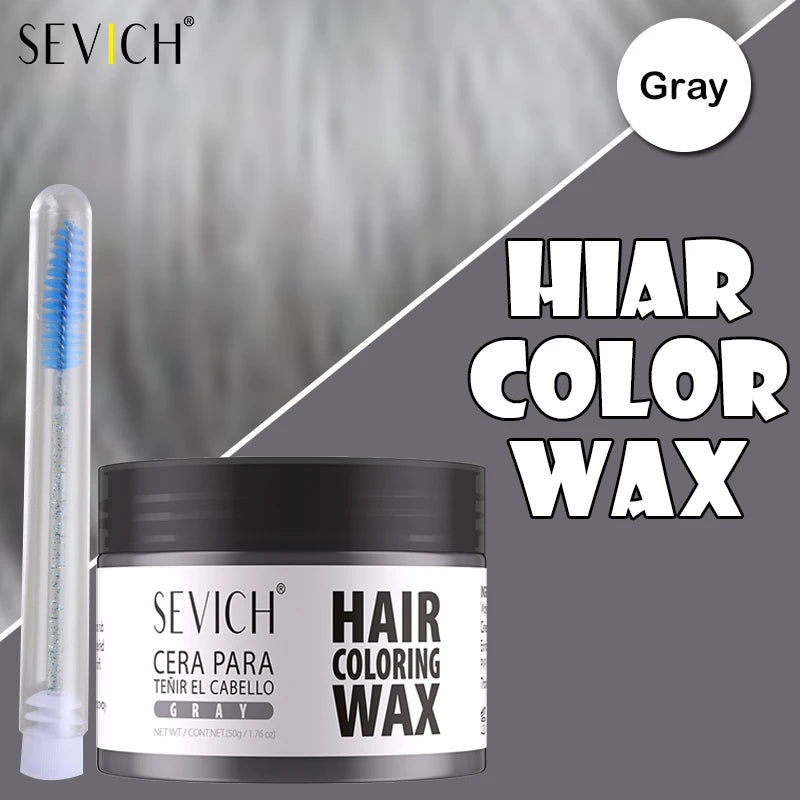Hair Localized Staining 13 Color Temporary Diy Hair Colour Wax Easy To Wash One-Time Hair Dyed Mud Long Lasting Hair Color Cream