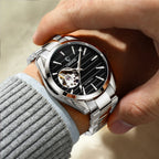 Luxury Fashion Mechanical Automatic Wristwatches For Men High Quality Stainless Steel Waterproof Luminous Mens Watch