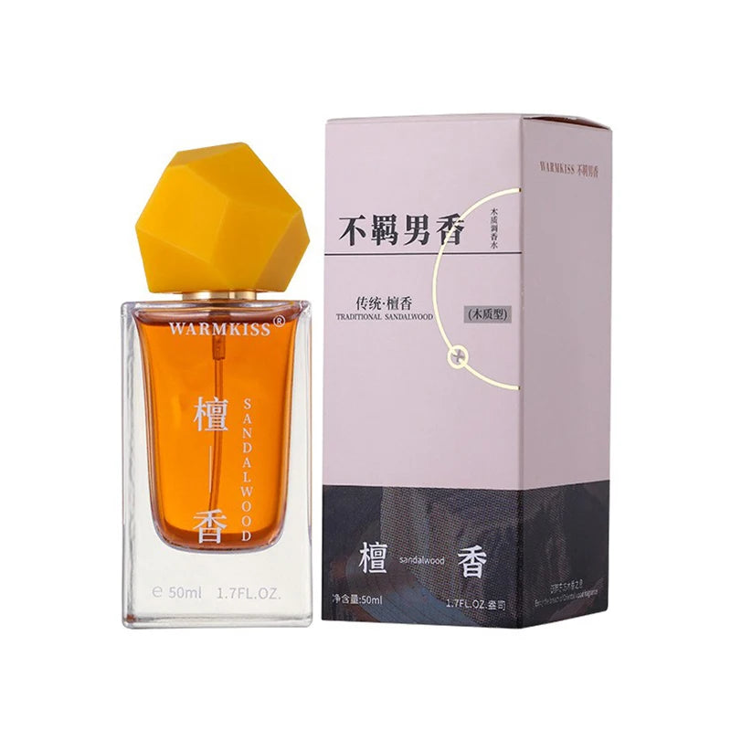 Sandalwood Ebony Perfume Spray,Woody Scent Men's Eau De Cologne,Cedar/Vetiver/Musk/Agarwood Light Fragrance Mist,Long Lasting
