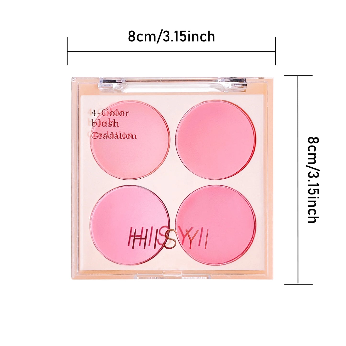 4-color blush bright warm color natural nude makeup effect brightening lasting easy to color face beauty cosmetics