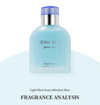 100ml Light Blue Eau De Parfum Pour Homme Lasting Orange Fougere Scent Spicy Woody Notes Charming Perfume for Men Dupes