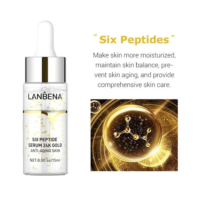 4 Kinds Moisturizing Facial Serum Deep Repair Face Skin Hyaluronic Acid Vitamin C Essence Fade Dark Spots Anti-Aging Skin Care