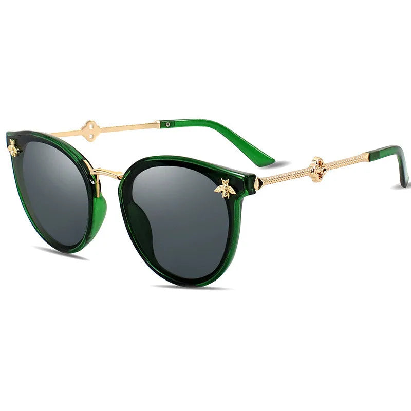 Luxury Sunglasses Women Brand Design Fashion Vintage Cat Eye Sun Glasses For Ladies Classic Square Driving Shade Eyewear UV400