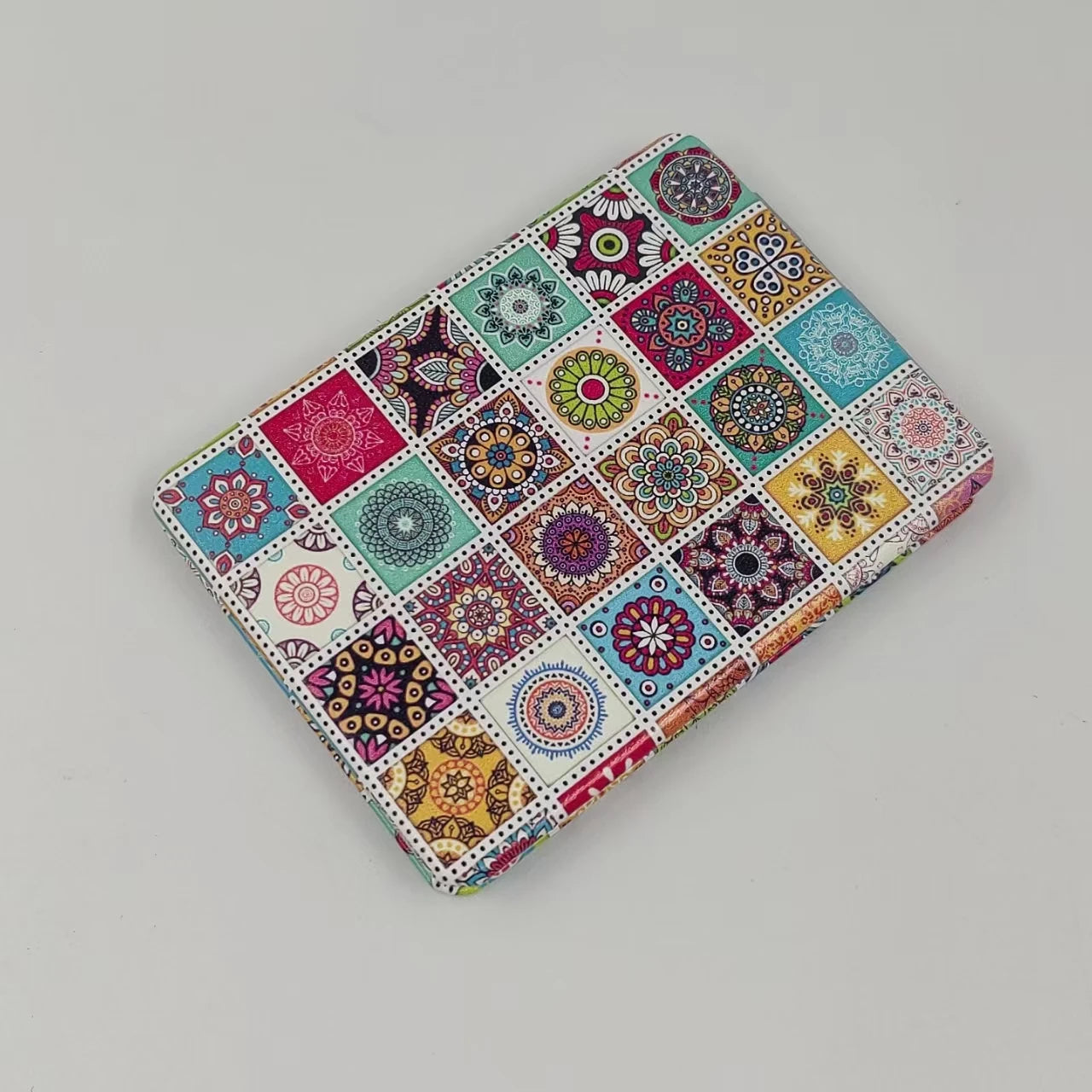 Portable Foldableable Makeup Mirror, Bohemian Style, Handheld Double-Sided Mirror That Can Hold Flap Pocket Pantss, Makeup Mirror, Graduation Season Gift, Mother's Day Gift, Valentine's Day Gift, Christmas Gift