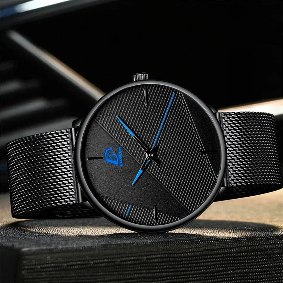 reloj hombre Watches Mens 2025 Minimalist Men's Fashion Ultra-thin Watch Simple Men Business Quartz Wristwatch relogio masculino