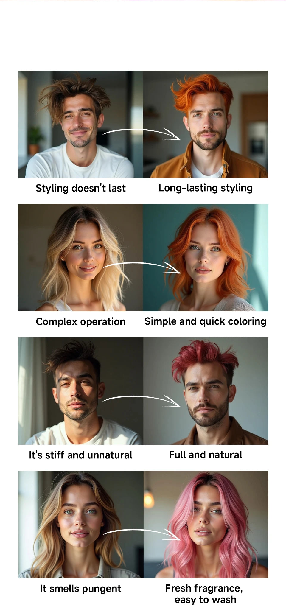 Hair Localized Staining 13 Color Temporary Diy Hair Colour Wax Easy To Wash One-Time Hair Dyed Mud Long Lasting Hair Color Cream