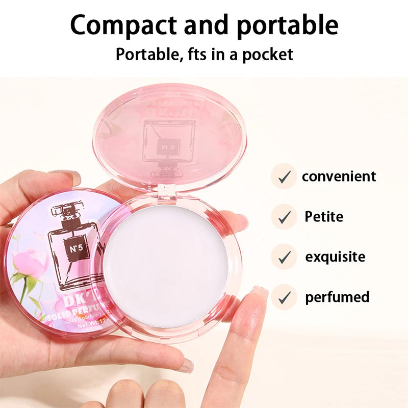 Solid Perfume Luxury Brand Men And Women Light Fragrance Long-lasting Fragrance Floral Fruity Cologne Charm Convenient Body Balm