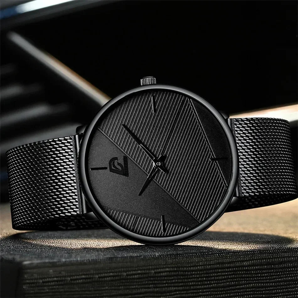 reloj hombre Watches Mens 2025 Minimalist Men's Fashion Ultra-thin Watch Simple Men Business Quartz Wristwatch relogio masculino