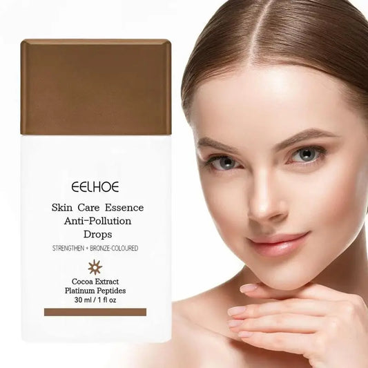 30ml Bronzer Drops Fake Tan Peptide Serums Liquid Dark Self Tanning Serum Face Body Sunbeds Outdoor Cream Sunburn Skin Repair