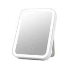 Makeup Mirror USB Rechargeable Portable Compact LED Vanity Mirror with Touch Screen Dimming Makeup Mirror
