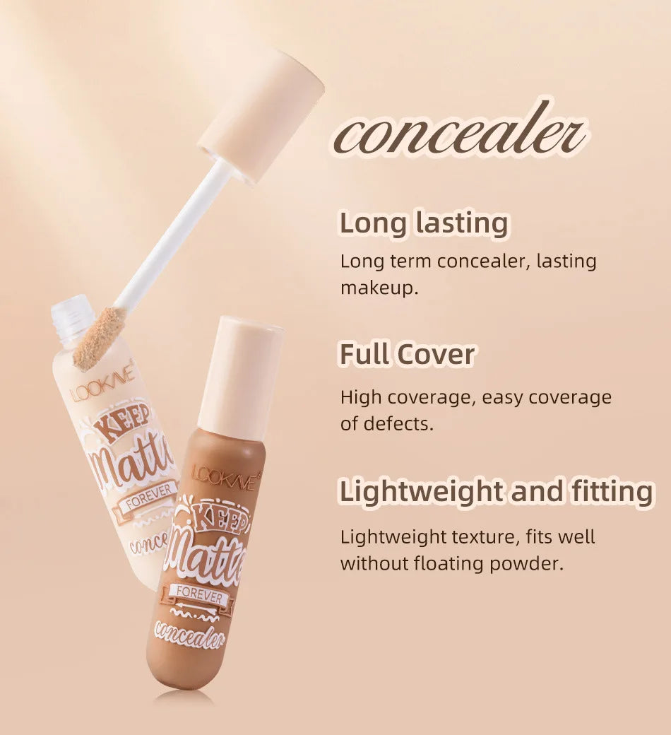 Face Concealer, natural hold, waterproof and sweatproof, covers imperfections
