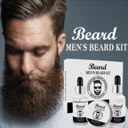 Men's Beard Kit Soft smooth And Easy To Take Care Of Natural Oils Brighten And Nourish Promote Growth Relieve Itching Of Beard