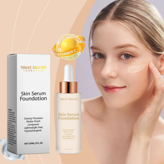 Moisturizing Liquid Foundation Even Skin Tone Cover Defects Brightening Skin Long Lasting Hydration Waterproof Makeup Cosmetics