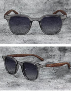 Luxury Wood Grain Leg Rice Nail Sunglasses for Women Car-driving Eyeglasses for Men Sun Shading Eyewear UV Protection Sunglasses