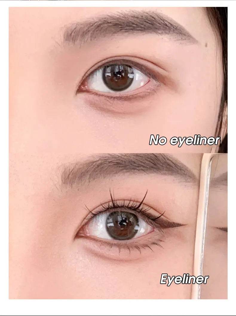 Eyeliner liquid pen is smooth, fast drying, waterproof, durable, not easy to smudge, and very thin eyeliner pen