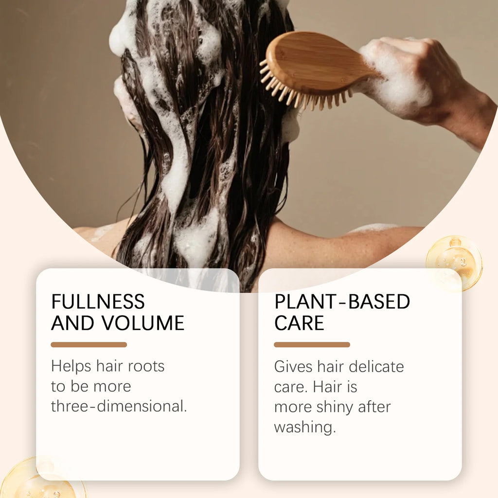 Nourishing Shampoo Gentle Cleansing Soothing Scalp Strengthen Hair Roots Moisturizing Remove Dandruff Smooth Refreshing Shampoo
