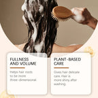 Nourishing Shampoo Gentle Cleansing Soothing Scalp Strengthen Hair Roots Moisturizing Remove Dandruff Smooth Refreshing Shampoo