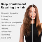 Leave-in Conditioner Coconut Oil Smoothing Spray Anti Frizz Moisturizing Hair Mask Dry Damage Treatment Cream  Hair Care PURC
