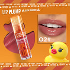 Mirror Like Lip Gloss Plumping Oil Transparent Hydrating Glaze Cute Duck Design Pouty Lips Liquid Stick Shiny Finish