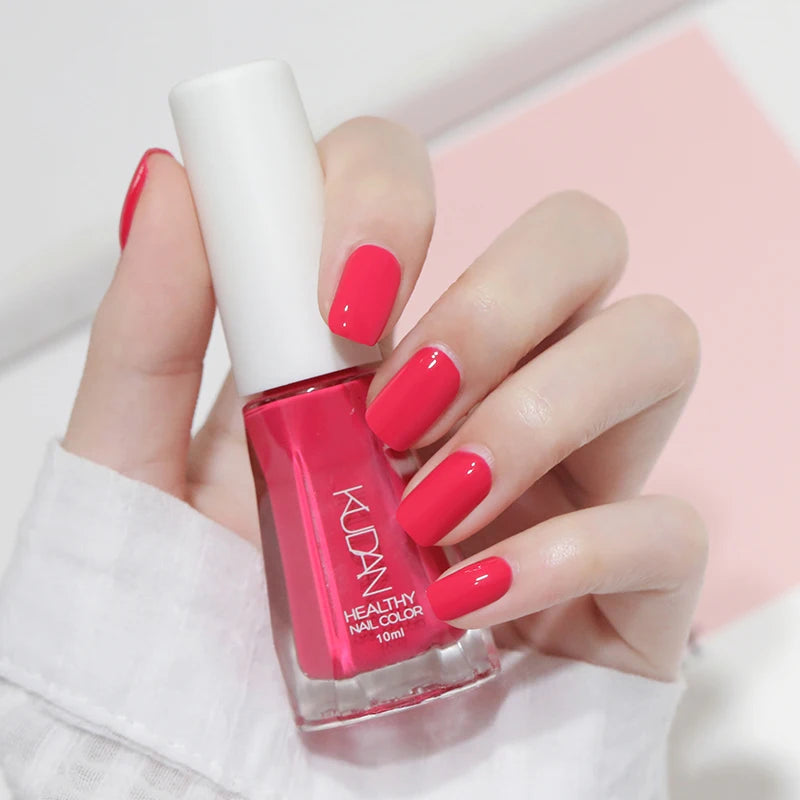 1PC 10ml Glass Bottle Colorful Nail Polish For Nails Nail Art Varnish Fashion DIY Design Manicure No Need Lamp Autumn Winter