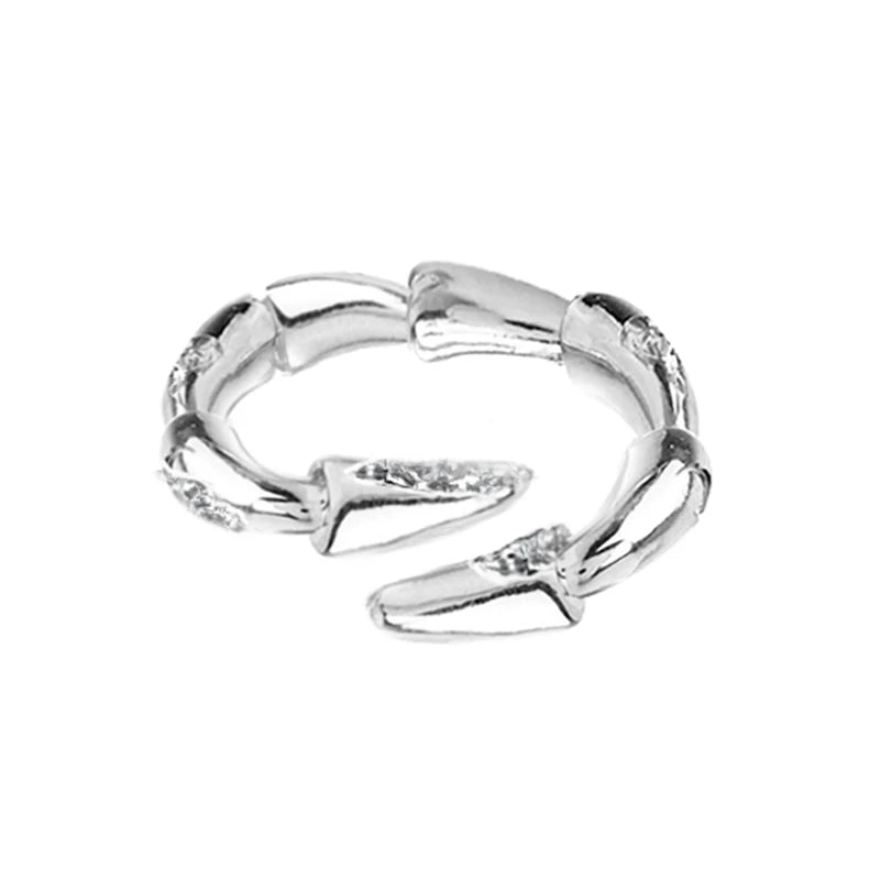 MASW Hip Hop Punk Style Finger Ring For Women Female Gifts Original Design Fashion Jewelry High Quality Metal Ring Hot Sale
