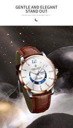 Men's Watches Top Brand Luxury Men Wrist Watch Leather Quartz Watch Sports Waterproof Male Clock Relogio Masculino+Box 2023 New
